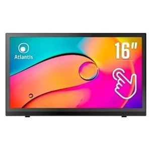 ATLANTIS LAND - MONITOR TOUCH ATLANTIS Multimediale 16" (15.6") A05-T16A-VHM 10 tocchi OD 15ms/Typ 16,6ms,cont.1000:1 Full HD 1080p - Fino:31/10(A05-T16A-VHM)