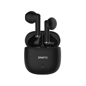 ATLANTIS LAND - AURICOLARI Wireless TWS ATLANTIS SM60-FI9-B Supp.Bluetooth 5.3v bassa latenza-con cust. con funz.ricarica -Nero Fino:30/04(SM60-FI9-B)