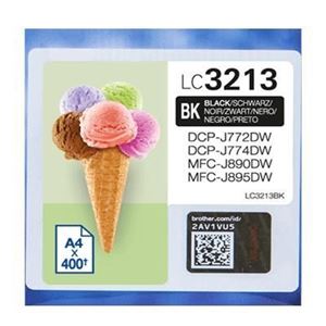 BROTHER - CARTUCCIA BROTHER LC3213BK nero 400 pgg x MFC-J491DW/DCP-J572DW(LC3213BK)