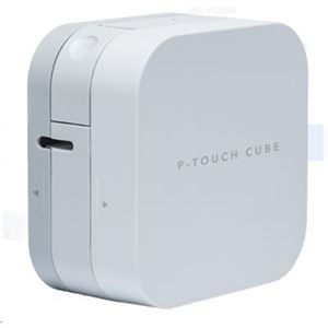BROTHER - STAMPANTE x ETICHETTE BROTHER CUBE PT-P300BT TRASF TERMICO BT comp. MFI ,taglier, 6batt AAA (non incl), nast max 12mm, serie TZe(PTP300BTRE1)