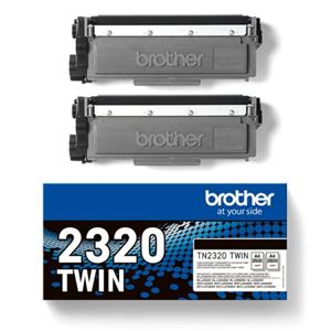 BROTHER - MULTIPACK BROTHER TONER TN2320TWIN 2xTN2320 X HL-L2300D/L2340DW/L2360DN/L2365DW DCP-L2500D/L2540DN/L2700DW(TN2320TWIN)