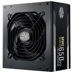 COOLER MASTER - ALIMENTATORE ATX 650W CoolerMaster MWE Gold-V2 MPE-6501-AFAAG-EU PFC ATTIVO GOLD Full Modulare 240Vac Fan120mm Cavo EU(MPE-6501-AFAAG-EU)