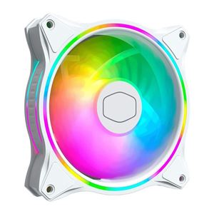 COOLER MASTER - VENTOLA x CABINET COOLER MASTER MFL-B2DW-18NPA-R1 MASTERFAN MF120 HALO ARGB WHITE EDITION 120X120X25(MFL-B2DW-18NPA-R1)