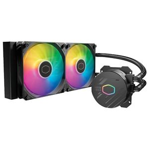 COOLER MASTER - DISS A LIQUIDO COOLER MASTER MLW-D24M-A18PZ-R1 Masterliquid 240L CORE BLACK ARGB LGA 1851-1700-1200-1151-1150 AM5-AM4-AM3/+AM2(MLW-D24M-A18PZ-R1)
