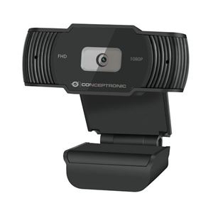 CONCEPTRONIC - WEBCAM CONCEPTRONIC AMDIS04B Full HD 1080P (Risol.1920x1080 ) con microf.- USB2.0 Fino:30/06(AMDIS04B)