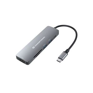 CONCEPTRONIC - DOCKING STATION 6in1 CONCEPTRONIC DONN11G USB3.2 - 1x USB-A2.0/3.0 1x USB-C PD 1xHDMI Fino:30/06(DONN11G)