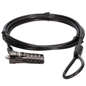 CONCEPTRONIC - LUCCHETTO DI SICUREZZA PER LAPTOP CONCEPTRONIC CUSTODIO01BS IN ACCIAIO- Security Slot STD-SNZ CHIAVE- 1.8Mt  DIAMETRO 4.5mm(CUSTODIO01BS)