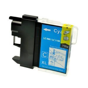 Per Brother LC61 / LC 980 / LC 1100 – 18ml Ciano(RE-LC1100C)