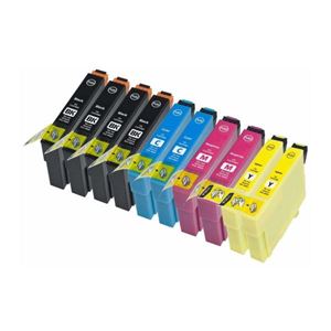 10 Cartucce  Per tibili T2991-992-993-994 (4x black+6 color)(RE-ET299K)