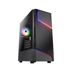 COUGAR - CABINET ATX MIDI TOWER COUGAR 385CC60 MX360 RGB GAMING NERO 210x460x378mm 7slot 2x3,5" 2x2,5" VETRO 1xFANRGB(385CC60)