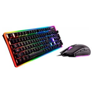 COUGAR - TASTIERA+MOUSE GAMING USB COUGAR 37DEAXNMB DEATHFIRE GEAR COMBO GAMING LED 7 COLORI HYBRID MECHANICAL + MOUSE 2000dpi LED 7 COL.(37DEAXNMB)