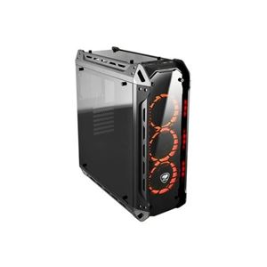 COUGAR - CABINET MIDI TOWER COUGAR 385GMM0 PANZER-G NERO 208x565x520mm 7SLOT 2x3,5" 4x2,5" VETRO 3xFAN LED(385GMM0)