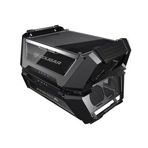 COUGAR - CABINET DUAL TOWER COUGAR 105LMT0004 GEMINI X NERO 423x635x525mm 8SLOT 4x3,5" 4x2,5" VETRO LATERALE(105LMT0004)