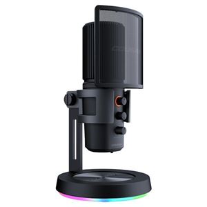 COUGAR - MICROFONO DA STUDIO COUGAR 3H500MK3B SCREAMER-X RGB SAMPLE/Bit Rate 48Khz/16bit RISPOSTA FREQ. 20Hz-20Khz SENSITIVITA -45+/-3dB(3H500MK3B)