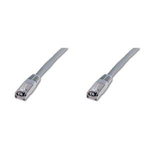 DIGITUS - CAVO RETE SCHERMATO F/UTP CAT. 5E - LUNGHEZZA MT. 20 - COLORE GRIGIO(DK1522200)