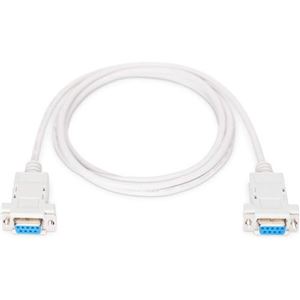 DIGITUS - CAVO SERIALE RS232 NULL MODEM D-SUB 9P F/F 2MT(LP120)