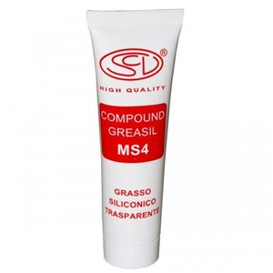 LINK - CONFEZIONE GRASSO SILICONICO TRASPARENTE TIPO FLUIDO 150 GR. PER TEMPERATURE ESTREME -50° + 200°(SP24)