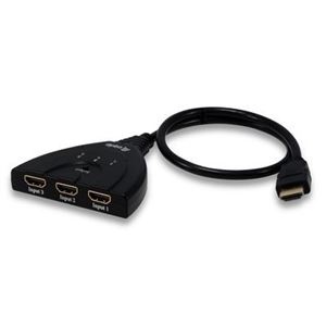 EQUIP - HDMI Video Switch 3P EQUIP 332703 Supp. Full HD 1080p(332703)
