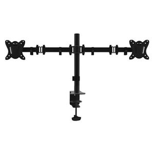 EQUIP - STAFFA X Doppio monitor da tavolo 13"-27" EQUIP 650152 supp.fino a 8Kg - Vesa fino a 100X100 Rotazione 360 -EAN: 4015867207185(650152)