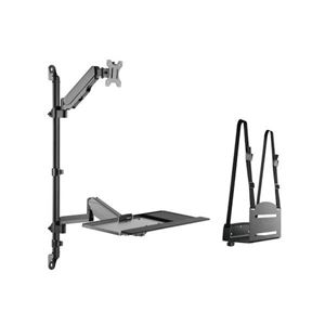 EQUIP - SUPPORTO X LCD/TV e Workstation A MURO 17"/32" EQUIP 650170 supp.fino a 8Kg (schermo) - Vesa: 100x100 -EAN: 401586723 Fino:31/05(650170)