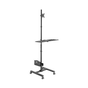 EQUIP - SUPPORTO  Workstation e MONITOR Mobile a rotelle 17"/32" EQUIP 650171 supp.fino a 8Kg (schermo)-Vesa:100x100-EAN: 401 Fino:31/05(650171)