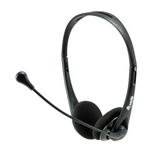 EQUIP - CUFFIA con Microfono EQUIP 245304 - col. NERO -disattivaz.audio -Jack 3.5mm EAN: 4015867225080(245304)