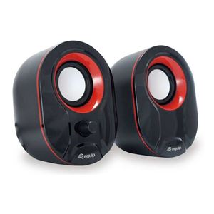 EQUIP - CASSE USB EQUIP 245332 NERE/ROSSE per PC e portatile - 6W -Jack da 3,5 mm- EAN:4015867221464(245332)