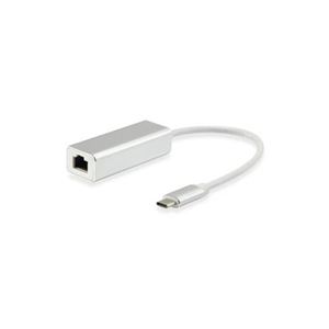 EQUIP - ADATTATORE USB EQUIP 133454 BIANCO da Type-C a RJ45 Gigabit  - 15cm - EAN: 4015867199688 Fino:30/09(133454)