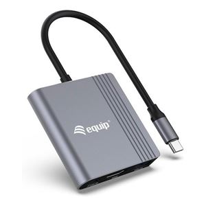 EQUIP - ADATTATORE 3 in 1 EQUIP 133488 da USB-C a HDMI/USB-A/USB PD - EAN: 4015867228876 Fino:30/09(133488)