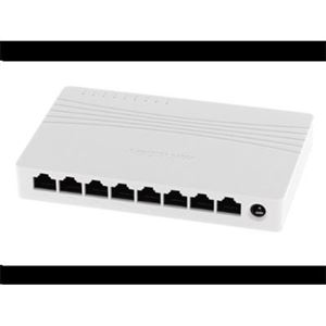 HIKVIS - SWITCH 8P LAN Gigabit HIKVISION DS-3E0508D-E Unmanaged - Case Plastico Fino:30/11(DS-3E0508D-E)