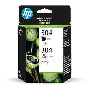 HPI - CARTUCCIA HP 304 MULTIPACK 3JB05AE NERO+COLORE 120+100pg(3JB05AE)