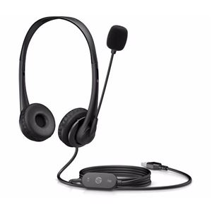 HPI - CUFFIE + MICROFONO HP 428K6AA Black USB-a 1Y Noise Canceling Fino:05/08(428K6AA)