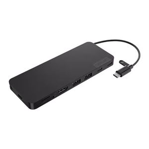 LENOVO - DOCKING STATION LENOVO USB-C SLIM 4X11N40212 Blk fino 65W HDMI 2USB/2USBC 3Y HDMI CardR Recycled Material 140x55x10.8mm(4X11N40212)