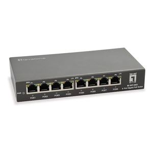 LEVELONE - SWITCH 8P POE GIGABIT LEVELONE GEP-0823 120W - 802.3at/af Fino:30/06(GEP-0823)