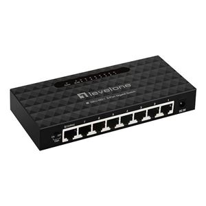 LEVELONE - SWITCH 8P GIGABIT LEVELONE GEU-0821 in metallo Fino:30/09(GEU-0821)