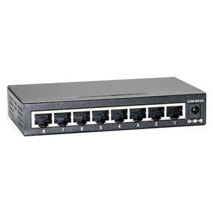 LEVELONE - SWITCH 8P GIGABIT LEVELONE GEU-0822 in metallo (Supports 8K MAC address) Fino:30/06(GEU-0822)