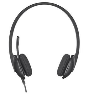LOGITECH - CUFFIA+MICROFONO LOGITECH Retail H340 USB P/N 981-000475(981-000475)