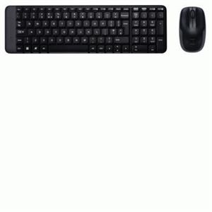 LOGITECH - TASTIERA+MOUSE WIRELESS LOGITECH Retail MK220 NERO USB P/N 920-003721(920-003721)