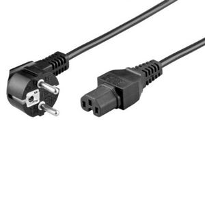 LINK-CAVO DI ALIMENTAZIONE SCHUKO 90° - C15 FEMMINA MT 1,80 PER TEMPERATURE ELEVATE (LKC1518)