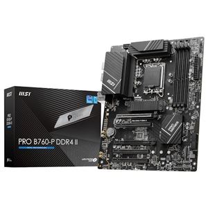 MSI - MB MSI PRO B760-P DDR4 II LGA1700 4xDDR4DC-5333o.c. 1xHDMI 1xDP 1xPCIe4.0x16 2xM.2 4xSata3R GBLAN USB3.2 ATX(911-7E29-001)