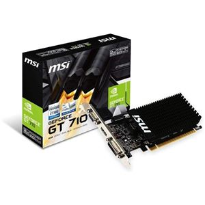 MSI - SVGA MSI GeForce GT 710 2GD3H LP nVidia PCIe2.0 2GDDR3 64bit 954Mhz 1xHDMI 1xDVI-D D-sub 1slot 2xLP bracket Fino:05/09(912-V809-3814)