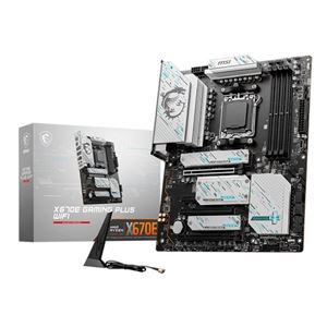 MSI - MB MSI X670E GAMING PLUS WIFI AM5 4xDDR5-7800o.c. 1xHDMI 1xDP 3xPCIe4.0x16 4xM.2 4xSata3R GBLAN USB3.2 WiFi6E BT ATX Fino:11/07(911-7E16-003)
