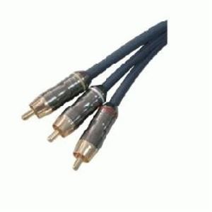 NILOX - CAVO AUDIO VIDEO 3XRCA PREMIUM M/M 1Mt NILOX 07NXVA01RP201 NERO - EAN: 8033776009498(07NXVA01RP201)