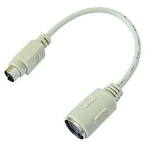 NILOX - ADATTATORE TASTIERA MINI-DIN/DIN  6-5 Pin  F/M  NILOX 07NXAD00KB201(07NXAD00KB201)