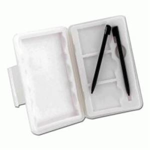 NILOX - CUSTODIA X NINTENDO DS IN SILICONE BIANCO NILOX 11NX07CP00001 con incluse 2 PENNE(11NX07CP00001)