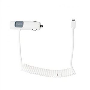 DIGITUS -CARICABATTERIA DA AUTO CON CAVO LIGHTNING E PORTA USB 3,4 AMPERE (E20102)