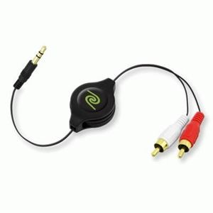 RETRAK - CAVO DA 3,5mm A RCA RETRATTILE EUCABLERCA35 RETRAK 0181204000420(EUCABLERCA35)