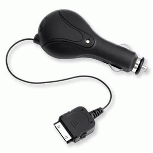 RETRAK - CARICABATTERIE Apple30pin da AUTO RETRAK EUIPODCHGCB cavo 90cm Nero Out:0,7A 0181204000536(EUIPODCHGCB)