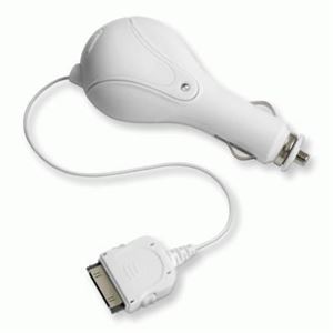 RETRAK - CARICABATTERIE Apple30pin da AUTO RETRAK EUIPODCHGCW cavo 90cm Bianco Out:0,7A 0181204000543(EUIPODCHGCW)