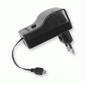 RETRAK - CARICABATTERIE microUSB da CASA RETRAK EUCHGWM5 cavo 80cm Retrattile Nero Out:1,0A 0816983010284(EUCHGWM5)